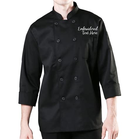 embroidered chef coats sale